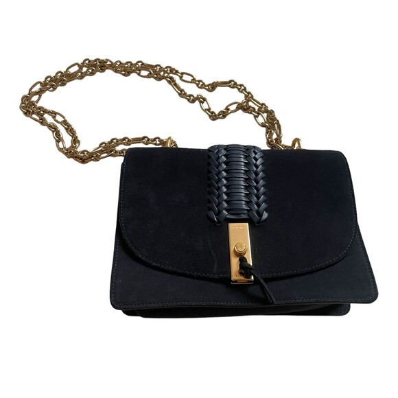 Altuzarra Braided Chain Shoulder Bag Navy - Picture 1 of 10